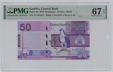 Gambia, 2019, 50 Dalasis – PMG 67    See instructions