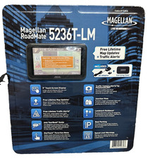 Magellan Roadmate 5236T-LM Black 5" Touch Screen Display Handheld Navigator-NEW