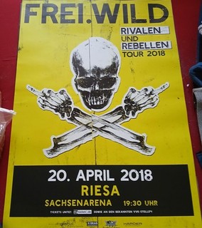 Freiwild Tour Plakat Größe A1 Neuwertig