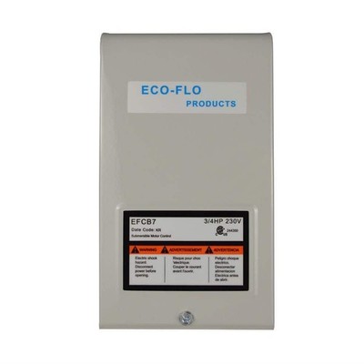 ECO FLO 3/4 HP Control Box Weatherproof for 4 in Submersible Well Pumps EFCB7-H