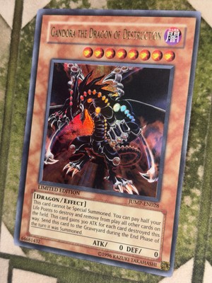 YuGiOh GANDORA THE DRAGON Of DESTRUCTION Ultra Rare JUMP-EN028