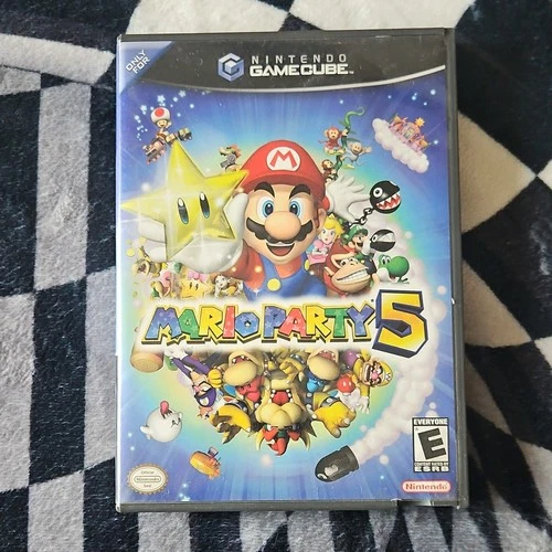 Nintendo Mario Party 5 Nintendo GameCube 2003 Party Action Manual Included E