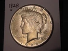 1928-S PEACE DOLLAR HIGHER GRADE BETTER DATE FREE SHIPPING