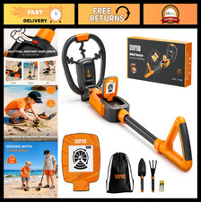 Kids Metal Detector with Waterproof Coil  Treasure Animation - Adjustable 23.6  