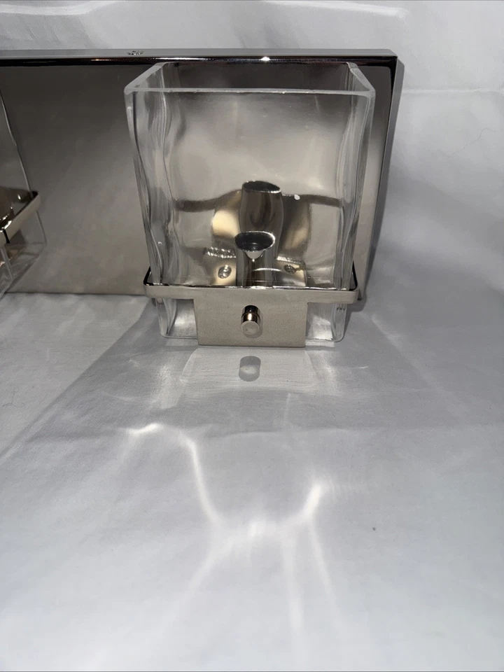 ARTCRAFT NEW IN BOX AC11573PN WILTSHIRE 3-LIGHT WALL LIGHT - POLISHED NICKEL - Image 4 of 4