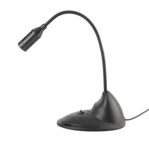 ABS Omnidirectional Directivity 3.5mm Plug Adjustable Tube Wired Notebook Com CB - Afbeelding 4 van 12