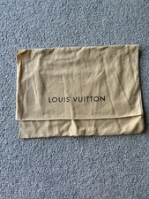Louis Vuitton Large Dust Bag 18x13 Cotton Envelope Storage Authentic LV