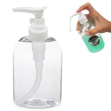 Refillable Liquid Soap Dispenser Pump Lotion Bottle Empty Plastic Jar for Cream