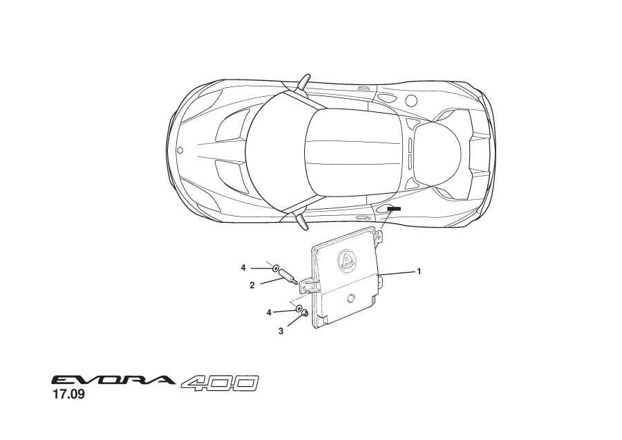 Lotus TCU - U660E, OEM D132F0074F C132F0074F (Used, programmed 2017 Evora 400)