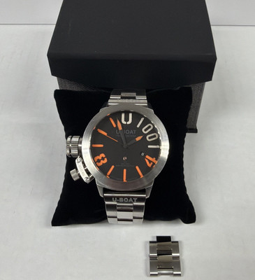 U-BOAT Mechanical Manual Auto Classico Iconic 1001 Orange Limited Edition No.053