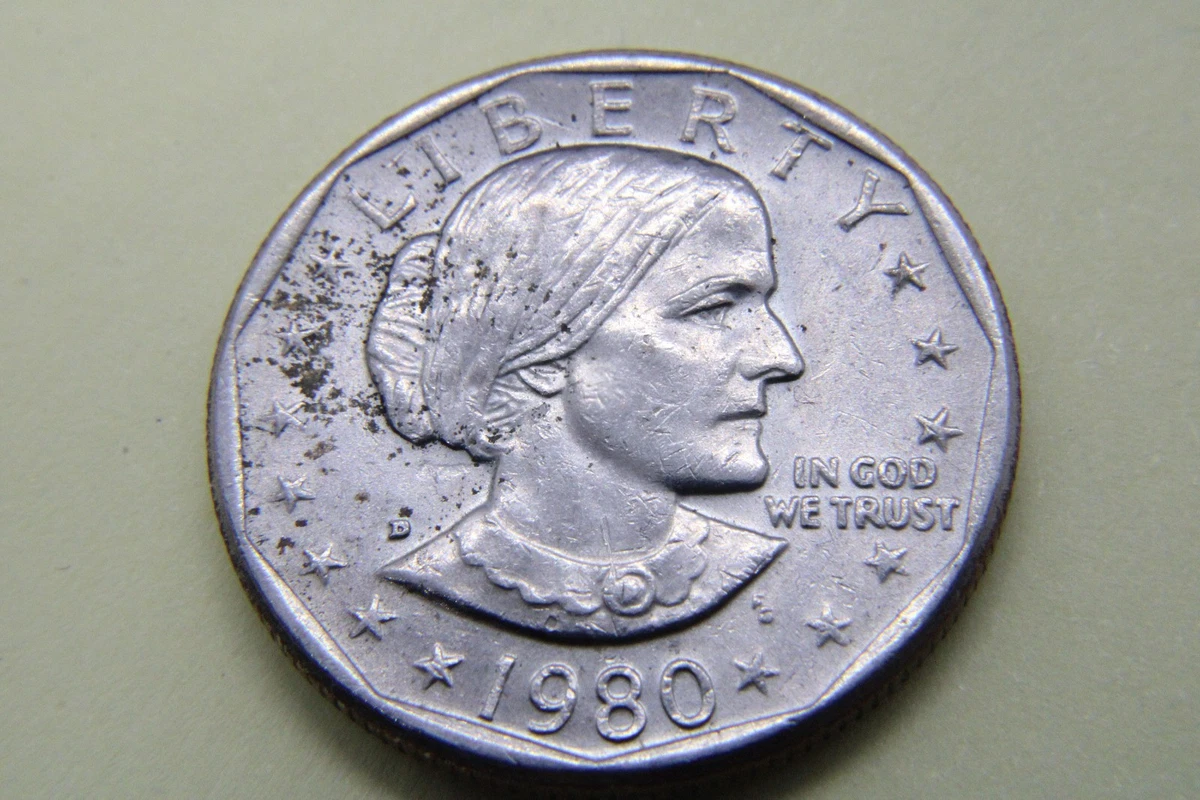 Denver U.S. Mint 1980 Susan B Anthony Dollars (1979-1981, 1999