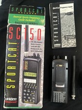 Vintage UNIDEN Bearcat Sportcat SC150 Handheld Radio Scanner Boxed Bundle