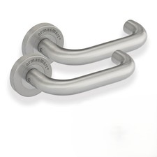 Armasmart Anti-Viral Internal Door Handles Pair White Bronze