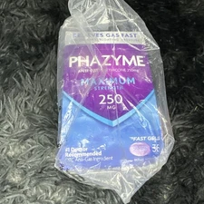 3 Phazyme Anti Gas MAXIMUM STRENGTH 250mg Simethicone 36 FAST GELS 02/2026
