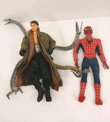 2004 Spider-Man & Doctors Octopus 12'' Action Figures Toy Biz Set