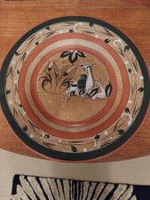 Vintage Mexican Tonala Wall Plate