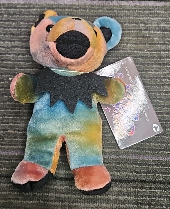 Grateful Dead Bean Plush Bear Collectible by Liquid Blue Dark Star