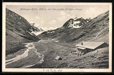 Amberger Hut, Mountain Hut with the Large Sulztaler Distance, Postcard