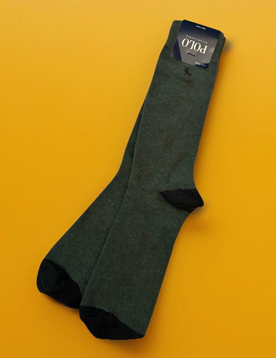 NEW Polo Ralph Lauren LOGO WOOL BLEND SOCKS! SZ 10-13 -circa 2000