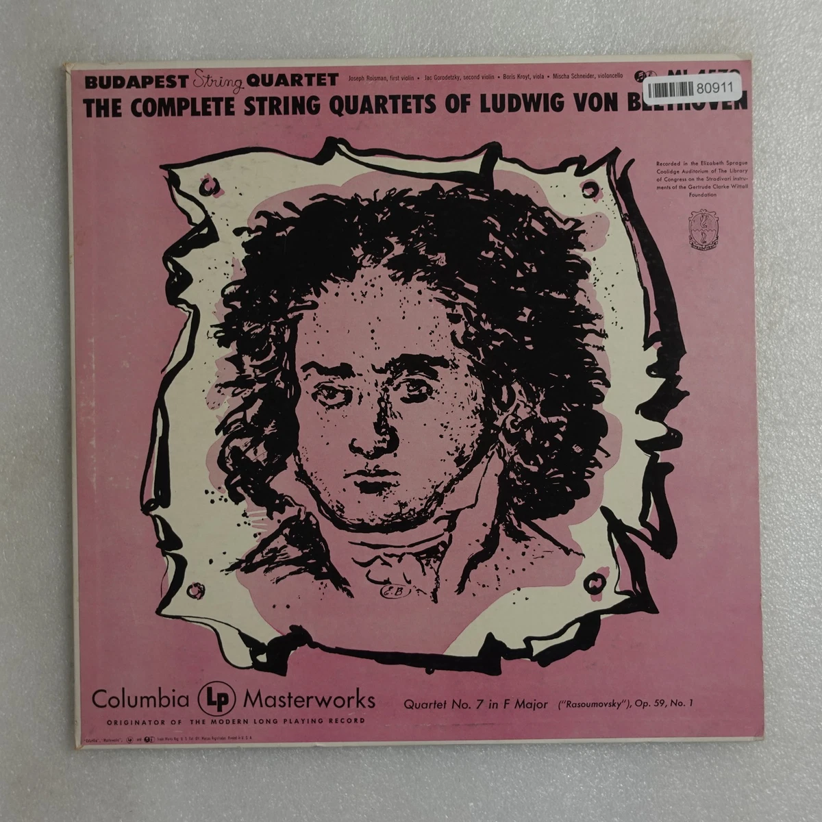 Beethoven Complete String Quartets In Vinyl Records for sale | eBay