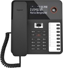 Gigaset DESK 800A Tischtelefon schwarz mit An...