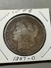 🇺🇸 1887-O Morgan Silver Dollar New Orleans VG-F US 90% Silver Coin