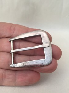 tiffany sterling silver belt buckle