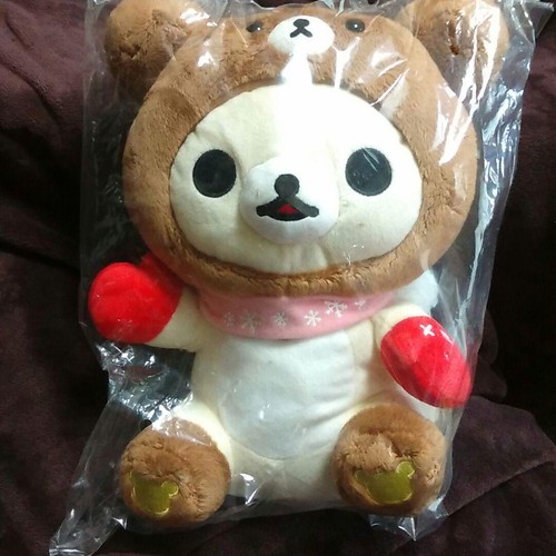 Korilakkuma Plush Doll Chairoikoguma Cap San-x Kawaii New Japan not for sale