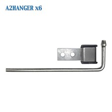 A2hanger 6 Pack Exhaust Hanger Southern J Hook 38 Arrow Head Rod W Grommet