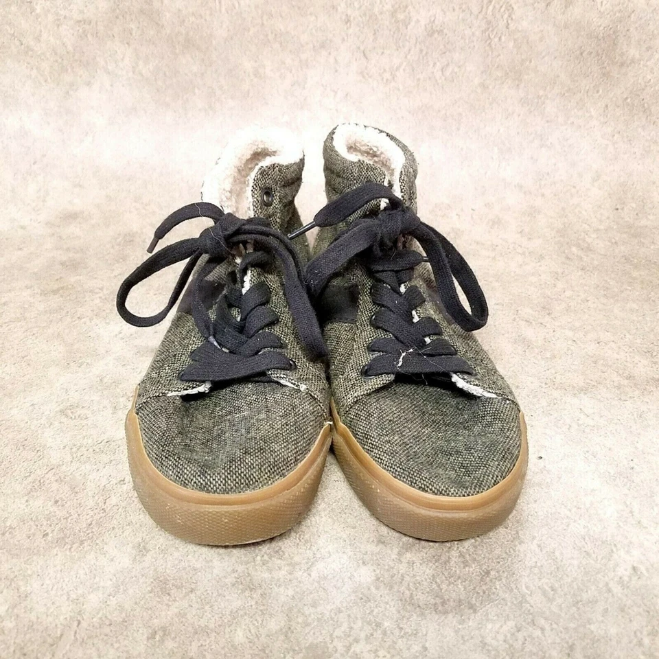 Botas Deportivas Old Navy Little Boys Olive 220/78 Talla 3 Marrón Negro Con Cordones Foto 4 de 4