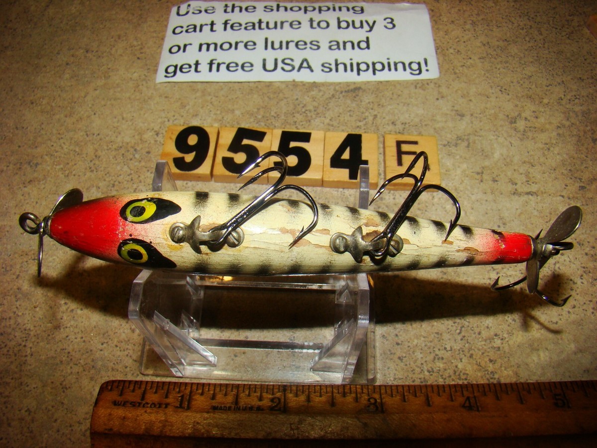 U9554 F WOODEN SMITHWICK DEVIL HORSE FISHING LURE | eBay