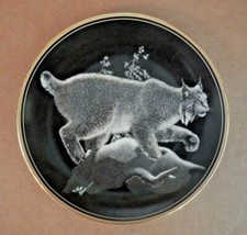 Lynx - by Greg Murray -Natures Nighttime Realm Plates - Hamilton  - C2