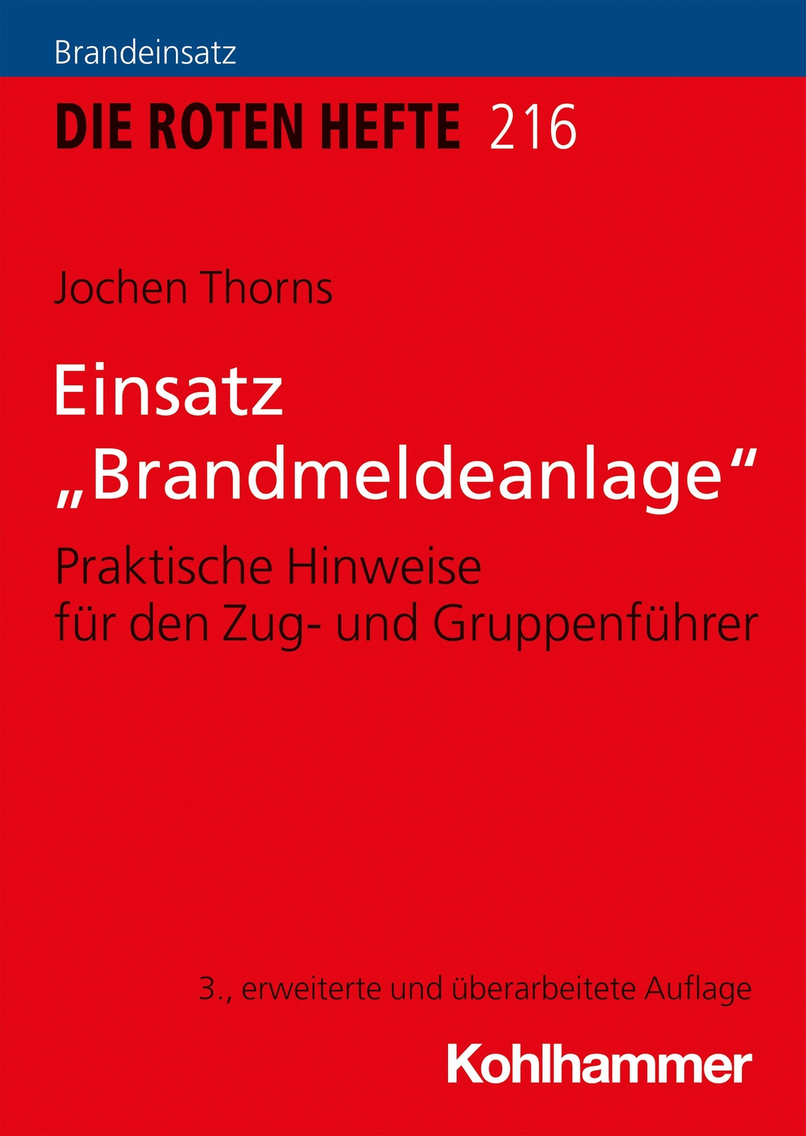 Thumbnail - Jochen Thorns | Einsatz Brandmeldeanlage | Taschenbuch | Deutsch