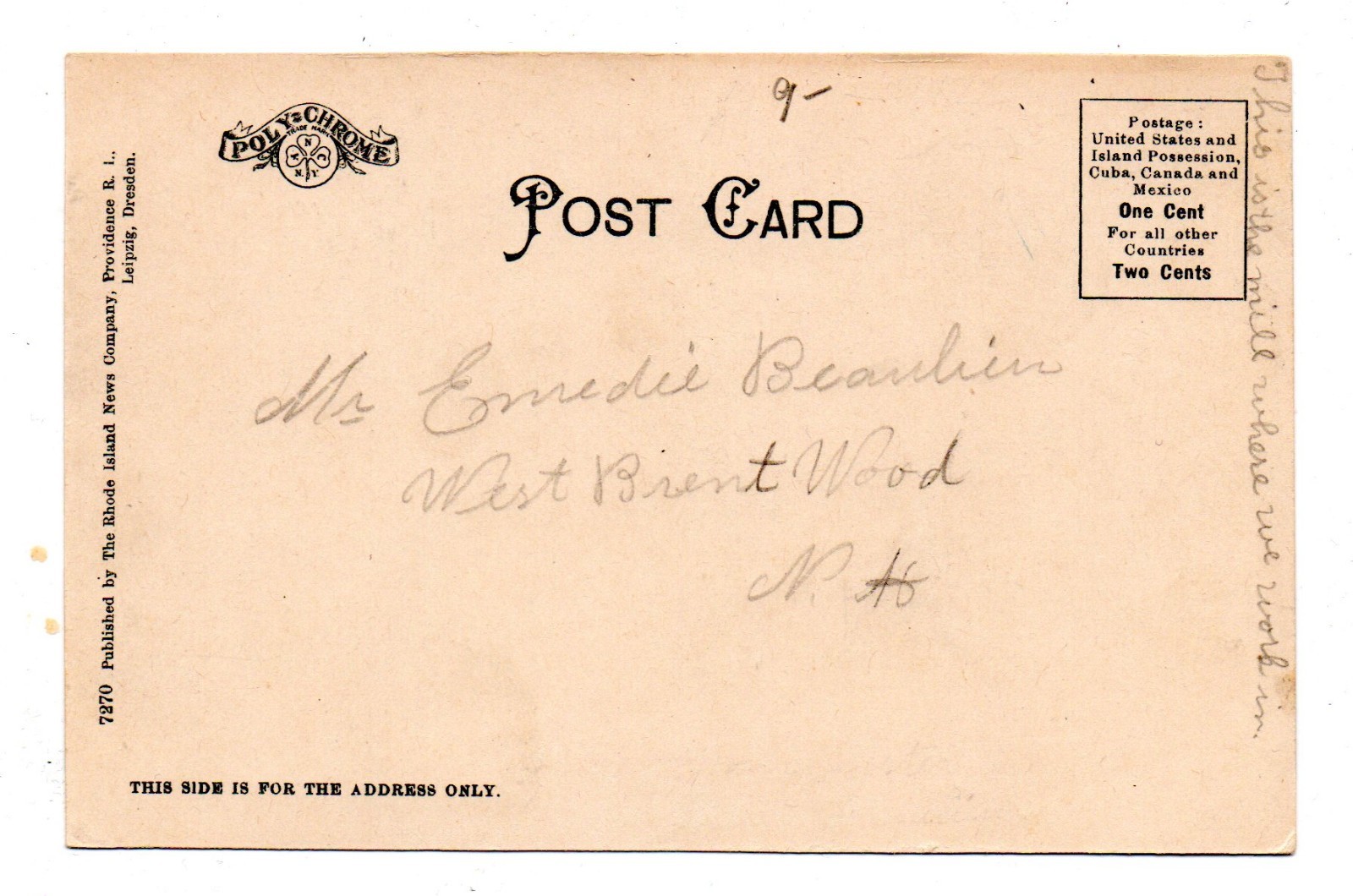 MOOSUP, CT, CRANSKA THREAD MILL FACTORY, RHODE ISLAND NEWS CO PUB c