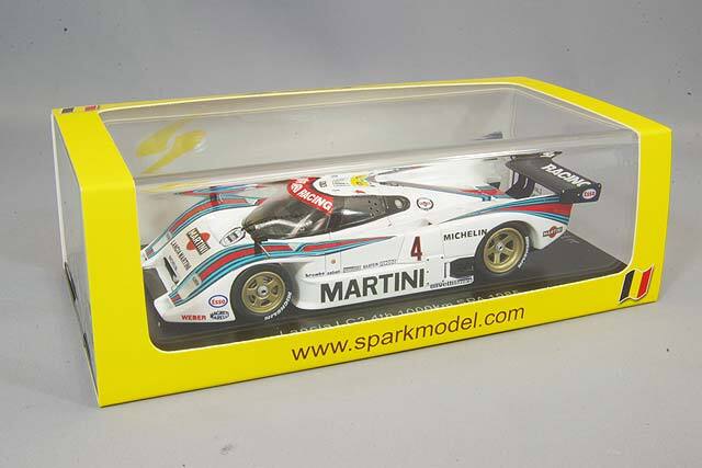 スパーク　LC2 1985 MARTINI #4 1/43 Spark 1/43 LC2 1985 Martini #4 Racing Car Model for sale