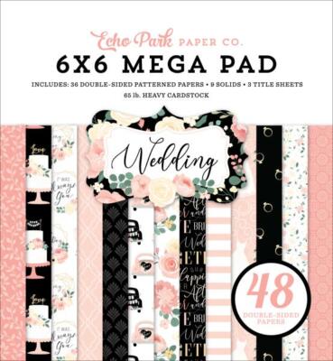 Echo Park ''Wedding'' 6x6'' Cardmakers Mega Pad