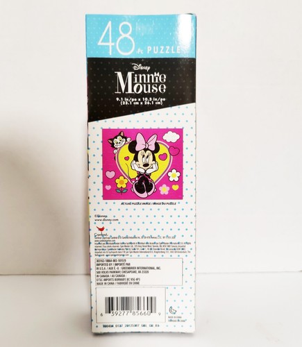 Disney Minnie Mouse 48 Pieces Jigsaw Puzzle Cardinal 6 Years & Up NEW - Picture 2 of 6