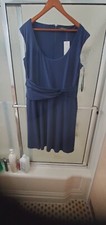NWT Lauren By Ralph Lauren Beautiful Navy Blue dress; Sz 10; $75