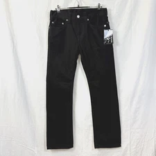 True Religion Ricky Jeans Mens Sz 31 Relaxed Straight No Flap Jet Black NWT 
