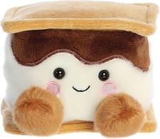 Toastee 5" Smore Adorable Palm Pals Aurora Plush Stuffed Animal Food Chocolate