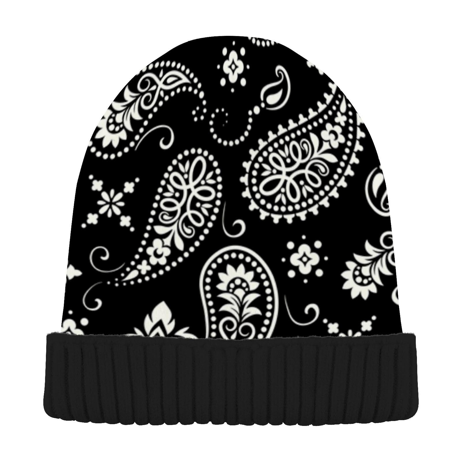 Men's Winter Knit Beanie Hat for Camping Hiking Skating Gift-image