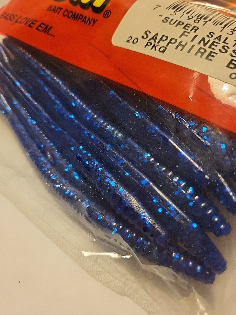 Zoom Super Salt Plus FINESSE Sapphire blue - Bass Love Em. Worms
