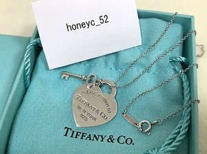 tiffany heart necklace silver