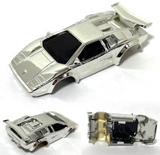 1993 TYCO Lamborghini HO Slot Car BODY Factory Chrome  Few made Never Released