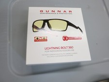 Gunnar Optiks LI3-00102 Lightning Bolt 360 ESL Onyx Sun Gamer Glasses