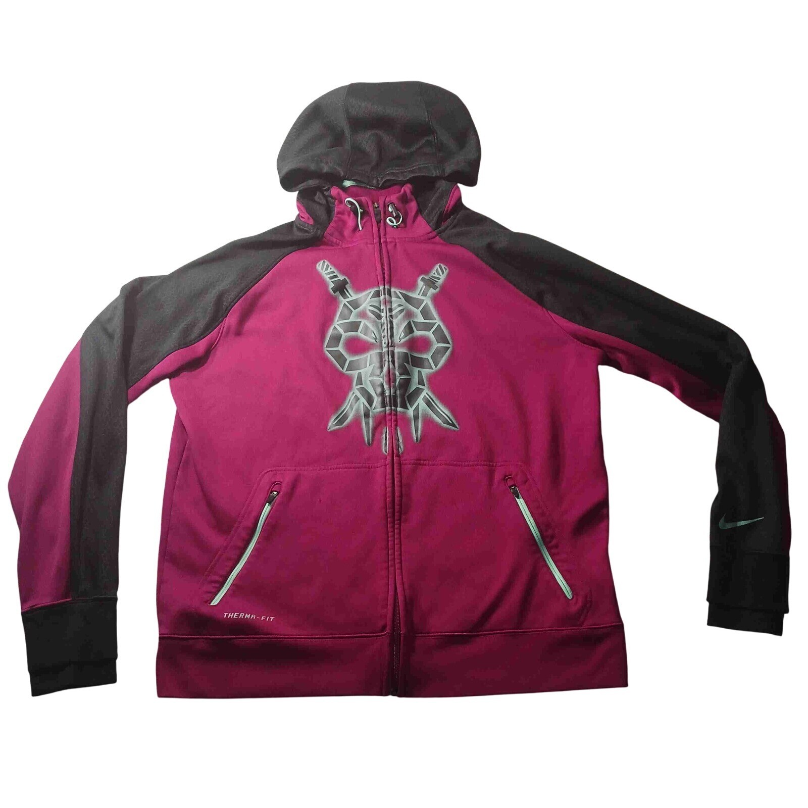 SACAI X NIKE Nike Kobe Bryant Mamba Full Zip Felpa con Cappuccio Giacca Therma Fit Grafica Taglia L Gorpcore