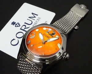 corum bubble orange