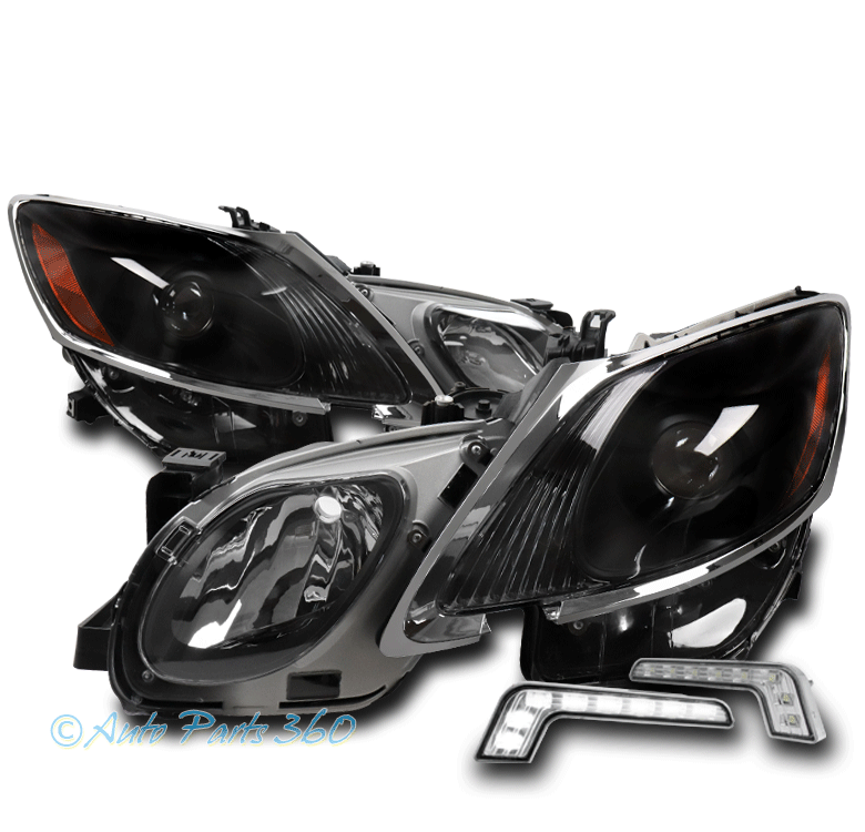 FOR AFS/HID 06-11 LEXUS GS300 GS430 BLACK PROJECTOR HEADLIGHT LAMP