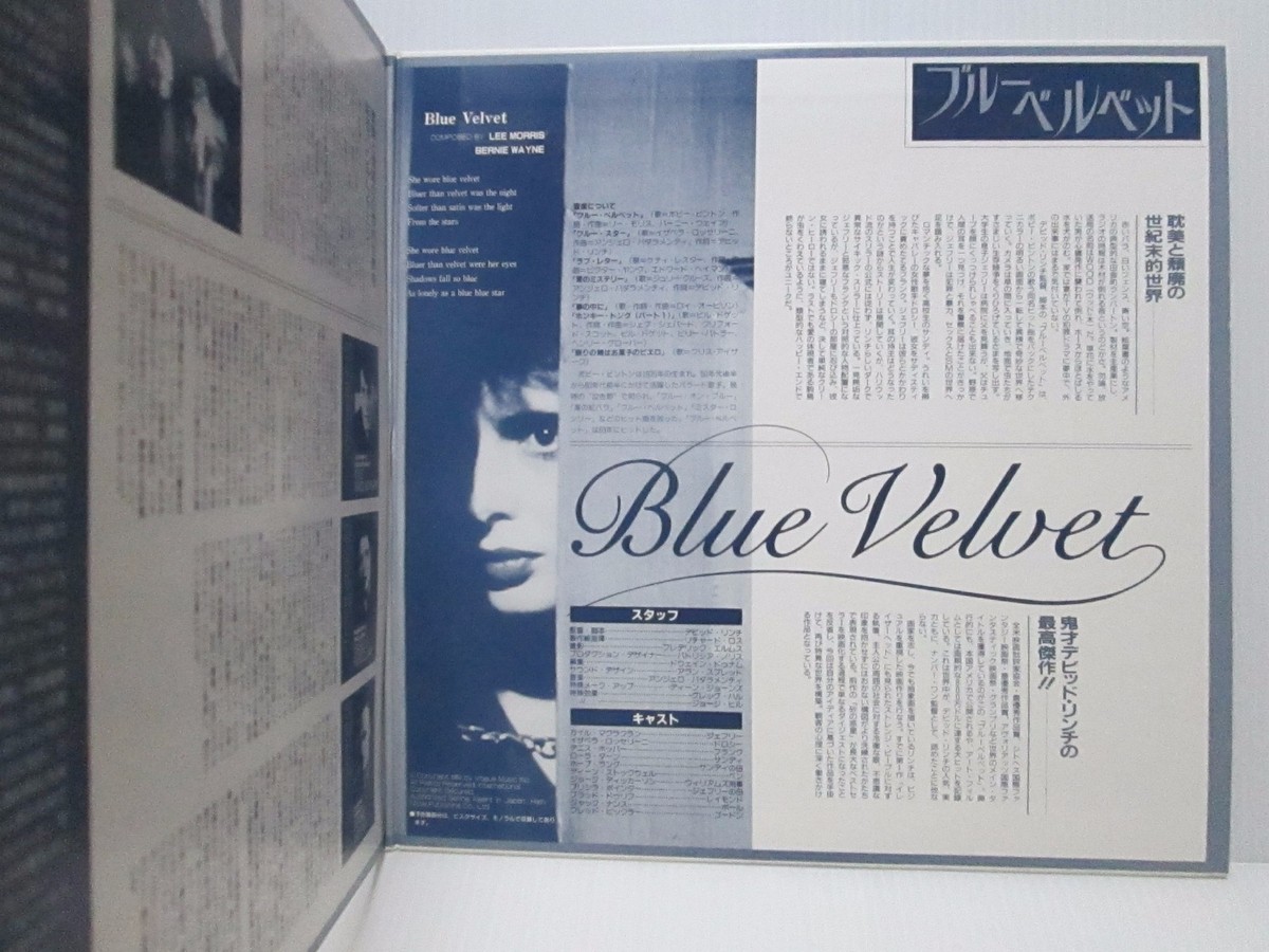 BLUE VELVET: David Lynch - Japanese original LASER DISC | eBay