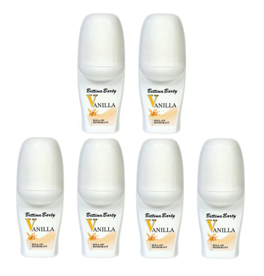 Bettina Barty Vanilla Roll On Deodorant 6 Stück je 50 ml OVP